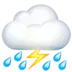 Cloud With Lightning and Rain