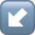 Down-Left Arrow