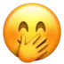 Face With Hand Over Mouth