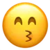 Kissing Face With Smiling Eyes