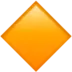 Large Orange Diamond