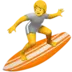 Person Surfing