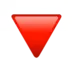 Red Triangle Pointed Down