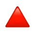Red Triangle Pointed Up