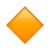 Small Orange Diamond