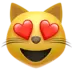 Smiling Cat With Heart-Eyes