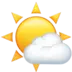 Sun Behind Small Cloud