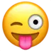 Winking Face With Tongue