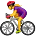 Woman Biking