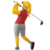 Woman Golfing