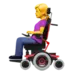 Woman In Motorized Wheelchair