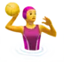 Woman Playing Water Polo