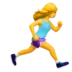 Woman Running Facing Right