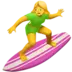 Woman Surfing