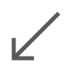 Down-Left Arrow