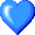 blue-heart Emoji au-by-kddi