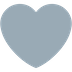 grey-heart Emoji discord