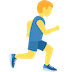 man-running-facing-right Emoji discord