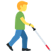 man-with-white-cane-facing-right Emoji discord