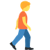 person-walking-facing-right Emoji discord