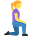 woman-kneeling-facing-right Emoji discord