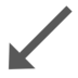 Down-Left Arrow