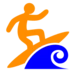 Person Surfing