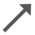 Up-Right Arrow