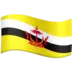 Flag: Brunei
