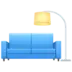 Couch and Lamp