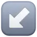 Down-Left Arrow