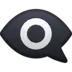 Eye In Speech Bubble