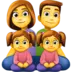Family: Man, Woman, Girl, Girl