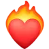 Heart on fire