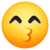 Kissing Face With Smiling Eyes