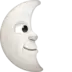 Last Quarter Moon Face