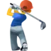 Man Golfing