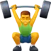 Man Lifting Weights
