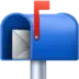 Open Mailbox With Raised Flag