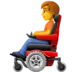 Person In Motorized Wheelchair