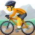 Person Mountain Biking