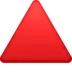 Red Triangle Pointed Up