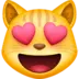 Smiling Cat With Heart-Eyes
