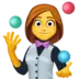 Woman Juggling