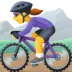 Woman Mountain Biking