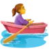 Woman Rowing Boat