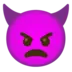 Angry Face With Horns
