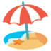 Beach With Umbrella