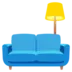 Couch and Lamp
