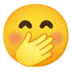 Face With Hand Over Mouth
